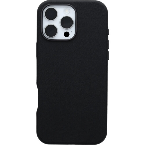 Tweedekans Otterbox Symmetry Apple iPhone 16 Pro Max Back Cover met MagSafe Magneet Leer Zwart Tweedehands