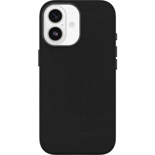Tweedekans Otterbox Symmetry iPhone 17 Back Cover met MagSafe Magneet Leer Zwart Tweedehands