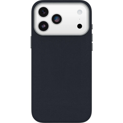 Tweedekans Otterbox Symmetry iPhone 17 Pro Max Back Cover met MagSafe Magneet Leer Blauw Tweedehands