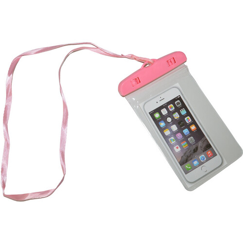 Tweedekans Pacific Waterproof Telefoonhoes - voor alle typen mobiele telefoons - Roze Tweedehands