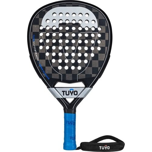 Tweedekans Padel Racket - TUYO - Silver Stealth+ - voor de aanvallende speler - druppelvorm Tweedehands