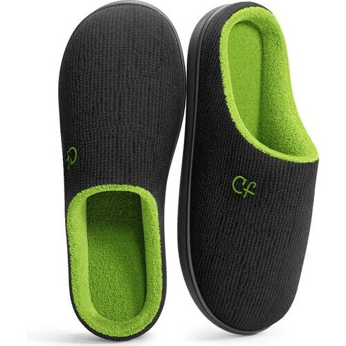 Tweedekans Pantoffels Heren - Sloffen - Maat 40/41 - Zwart - Anti-slip - Comfeet Tweedehands