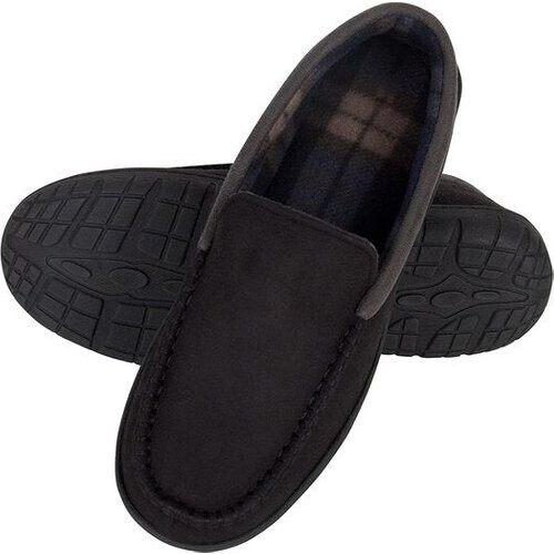 Tweedekans Pantoffels Heren - Sloffen - Maat 42/43 - Zwart - Anti-slip - Comfeet Tweedehands