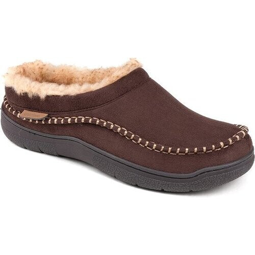 Tweedekans Pantoffels Heren - Sloffen - Mocassins - Tan - Anti-slip - Maat 46/47 - Comfeet Tweedehands