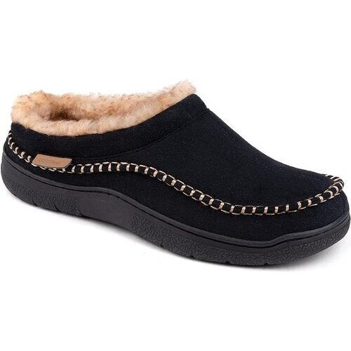 Tweedekans Pantoffels Heren - Sloffen - Mocassins - Zwart - Anti-slip - Maat 40/41 - Comfeet Tweedehands