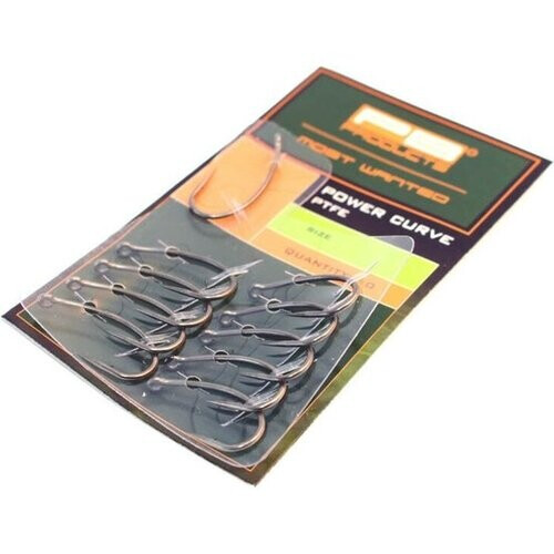 Tweedekans PB Products - Power Curve Hook PTFE - Karperhaken 10 stuks - Maat 2 Tweedehands
