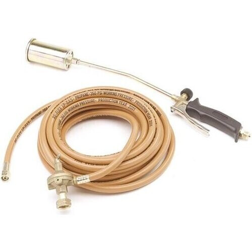 Tweedekans Perel Onkruidbranderset - Rubberslang - Ø50mm - 43k/w & 3100 g/h - 5m Lang Tweedehands