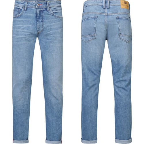 Tweedekans Petrol Industries Santiago Jeans - Denim Straight - Light Used - Maat 44 Tweedehands