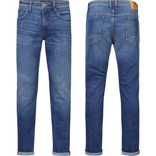 Tweedekans Petrol Industries Santiago Jeans - Denim Straight - Medium Used - W33-L34 Tweedehands