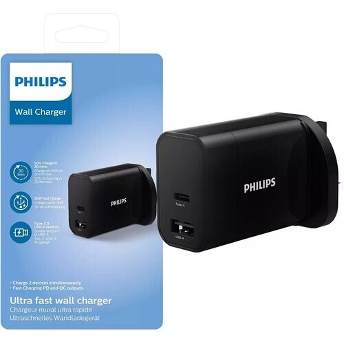 Tweedekans Philips 30W - Oplader - 3 Pin socket Tweedehands