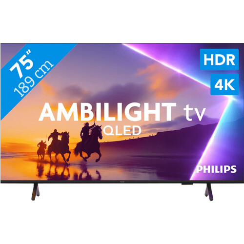 Tweedekans Philips Ambilight 75" PUS8500 QLED 4K (2025) Tweedehands