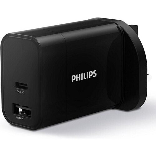 Tweedekans Philips DLP2621/05 oplader voor mobiele apparatuur Smartphone, Tablet Zwart AC Snel opladen Binnen Tweedehands