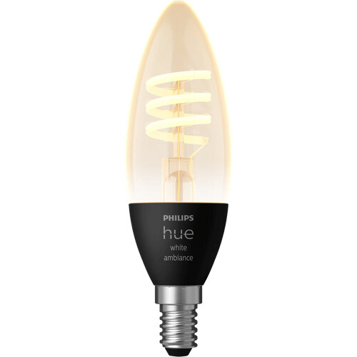 Tweedekans Philips Hue Filamentlamp White Ambiance kaarslamp E14 Losse lamp Tweedehands
