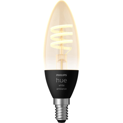 Tweedekans Philips Hue Filamentlamp White Ambiance kaarslamp E14 Losse lamp Tweedehands