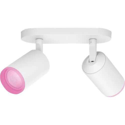 Tweedekans Philips Hue Fugato Opbouwspot White and Color - Wit - 2-spots Tweedehands