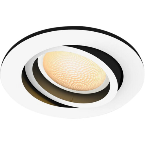 Tweedekans Philips Hue Milliskin inbouwspot White Ambiance - rond - Wit Tweedehands