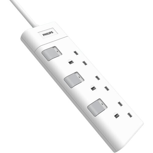 Tweedekans Philips Socket 230V 3 way CHP3130WA - 3 pin socket - 2 M Tweedehands