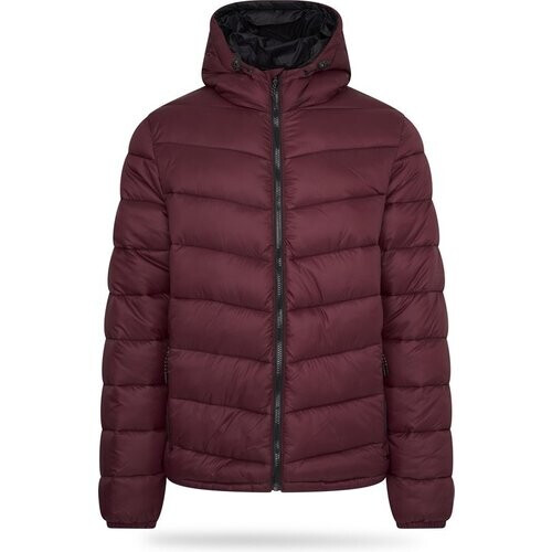 Tweedekans Pierre Cardin - Heren Jas winter Padded Jacket - Rood - Maat XL Tweedehands