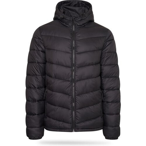 Tweedekans Pierre Cardin - Heren Jas winter Padded Jacket - Zwart - Maat L Tweedehands