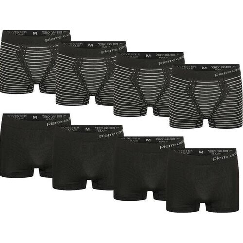 Tweedekans Pierre Cardin - Heren Onderbroeken 8-Pack Seamless Boxers - Zwart - Maat M Tweedehands