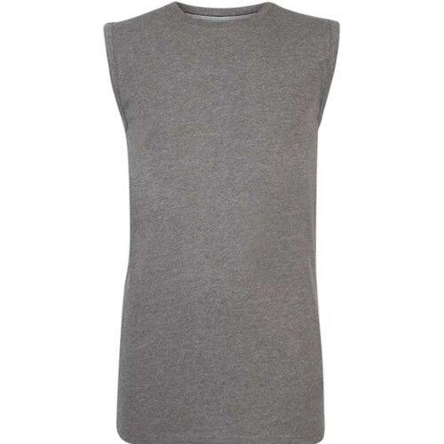 Tweedekans Pierre Cardin Mouwloos T-Shirt - Donkergrijs - XXL Tweedehands