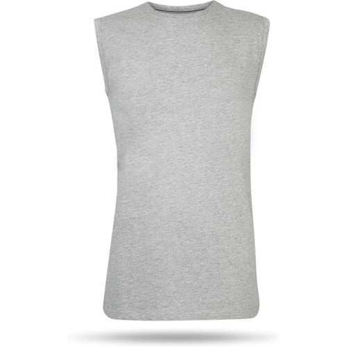 Tweedekans Pierre Cardin Mouwloos T-Shirt - Lichtgrijs - Large Tweedehands