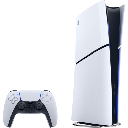 Tweedekans PlayStation 5 Slim Digital Edition + Extra Controller Wit Tweedehands