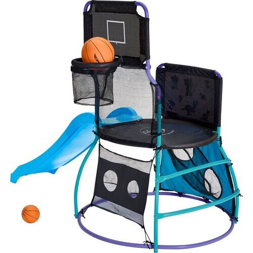 Tweedekans Plum Mijn Eerste Actieve Toren - Glijbaan - 260x143x120cm - Blauw Tweedehands