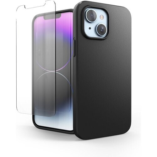 Tweedekans Podec Telefoonhoesje iPhone 14 6.1 inch Zwart met Screenprotector – Slank en Beschermend Tweedehands