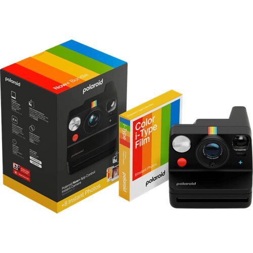 Tweedekans Polaroid Now+ 3 Zwart + Color Film (8 stuks) Tweedehands