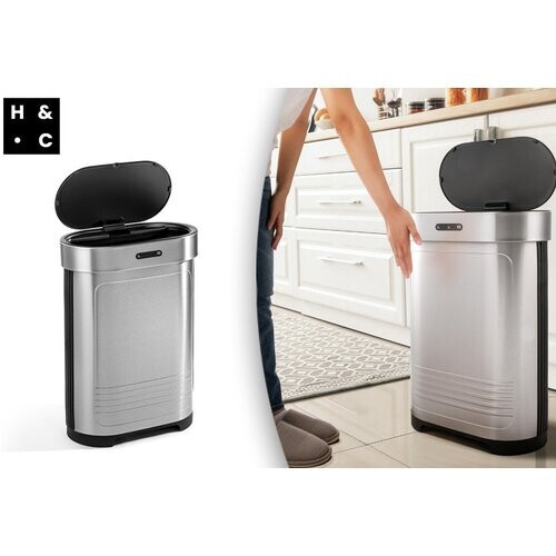 Tweedekans Prullenbak van 52L met Sensor – Slimme en Hygiënische Oplossing voor Thuis en op Kantoor Tweedehands