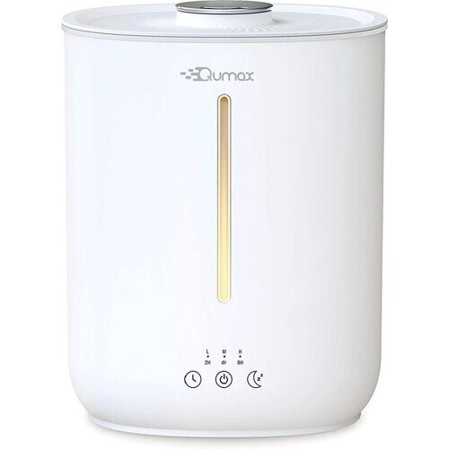 Tweedekans Qumax Luchtbevochtiger met Aromatherapie – Air Humidifier – Diffuser voor Woonkamer, Kantoor, Babykamer, Slaapkamer – Verschillende Standen – Stil Ontwerp – Vernevelaar 2,8L Tweedehands