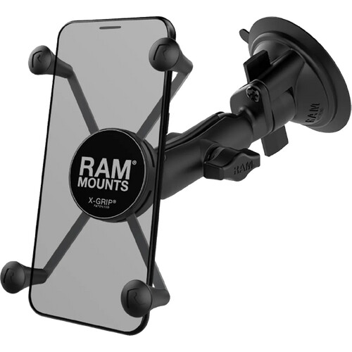 Tweedekans RAM Mounts Universele Telefoonhouder Auto Zuignap Voorruit/Dashboard Groot Tweedehands