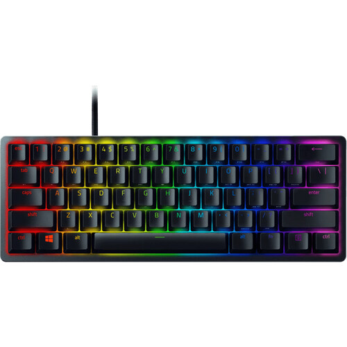 Tweedekans Razer Huntsman Mini Gaming Toetsenbord (Optisch Rood) Zwart QWERTY Tweedehands