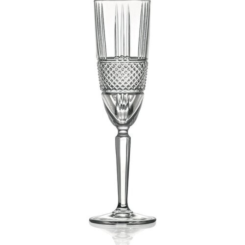 Tweedekans Rcr Brillante Champagneglazen 19 cl - Transparant - 5 Stuks - Luxion Kristalglas Tweedehands
