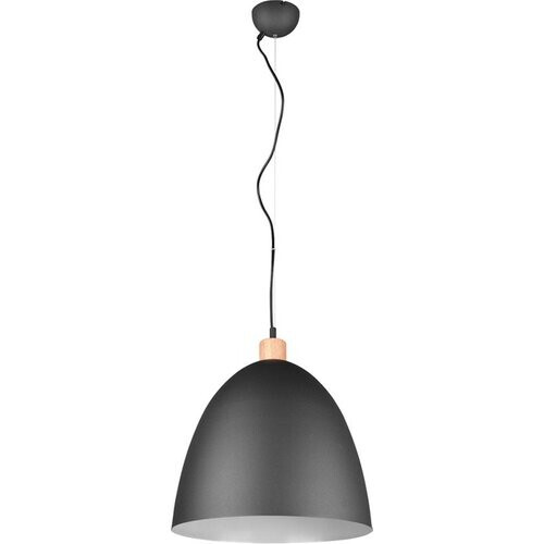 Tweedekans Reality - LED Hanglamp - E27 Fitting - Rond - Aluminium - Tot 60W - ø 40 cm - Zwart Tweedehands