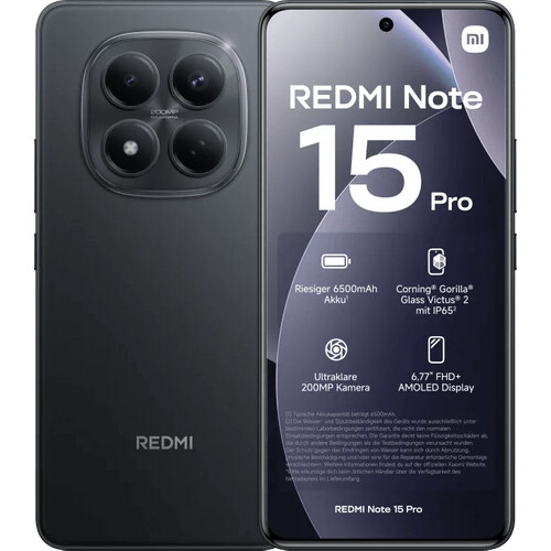 Tweedekans Redmi Note 15 Pro 256GB Zwart 4G Tweedehands