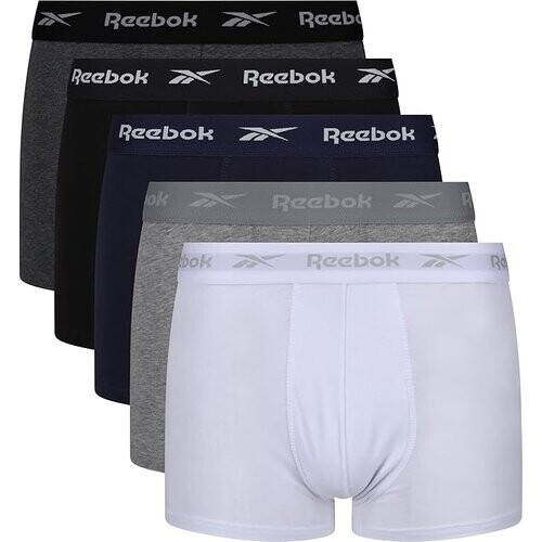 Tweedekans Reebok Boyes Boxershorts - maat M - Zwart/Wit/Grijs Marl/Blauw/Antraciet (5 Stuks) Tweedehands