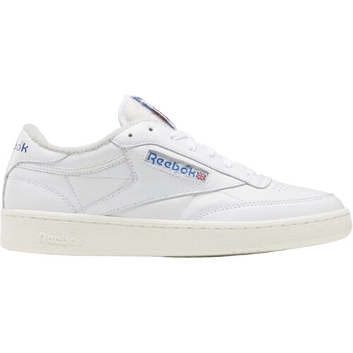 Tweedekans Reebok Club C 85 Heren Sneaker – Maat 39 – White/Chalk/Kinetic Blue Tweedehands