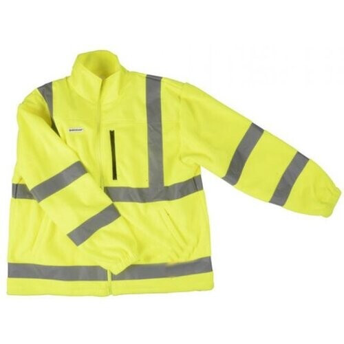 Tweedekans Reflectorvest - Waarschuwing vest hoge reflector veiligheidsjas met zakken - veiligheidsjasje - warme veiligheidsjasje - MAAT M Tweedehands