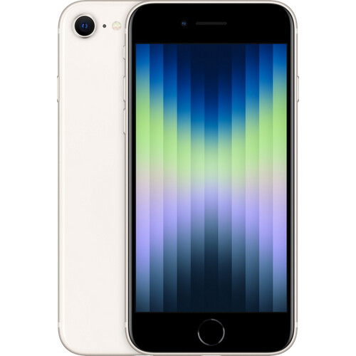 Tweedekans Refurbished iPhone SE 2022 128GB Zwart (Zichtbaar gebruikt) Tweedehands