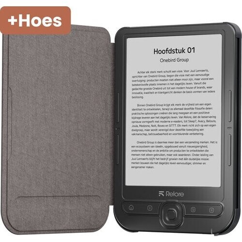 Tweedekans Relore E-reader 6 Inch Touchscreen - Ereader opslag 1000+ Ebooks - Ebook Vervanger Kobo Clara, Kindle, Pocketbook - Inclusief Hoesje Tweedehands
