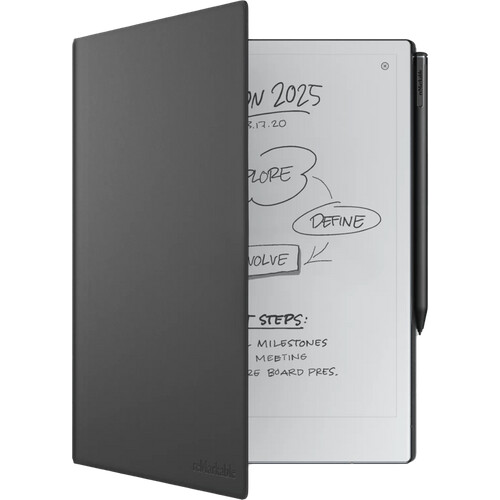 Tweedekans reMarkable 2 Book Folio Zwart Leer Tweedehands
