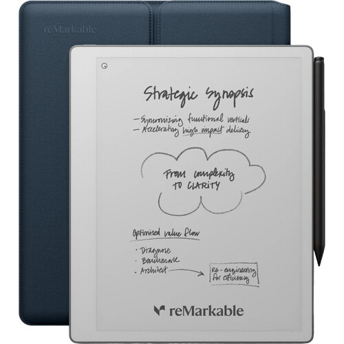 Tweedekans reMarkable Paper Pure met Sleeve Blauw Tweedehands