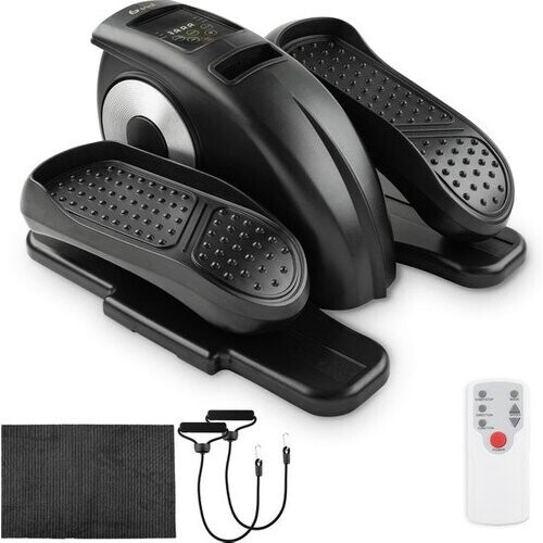 Tweedekans Saaf Mini Elektrische Hometrainer – Met Afstandsbediening - Weerstandsbanden – 43 x 38,5 x 25 cm – Zwart Tweedehands