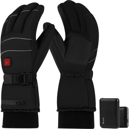 Tweedekans Saaf – Verwarmde Handschoenen Pro – Maat XS – Zwart Polyester – 3 Warmtestanden & Oplaadbaar – Water- & Windafstotend – Optimaal Comfort Tweedehands