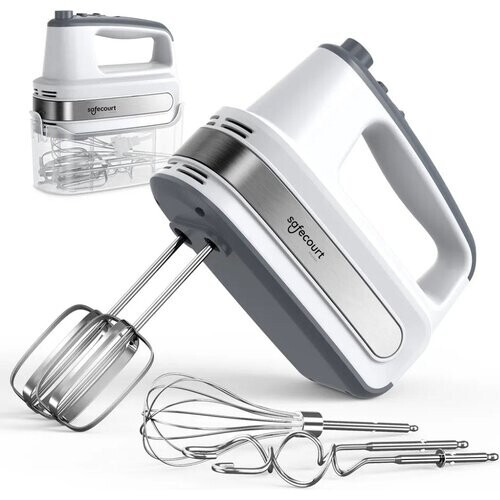 Tweedekans Safecourt Kitchen Handmixer - Veelzijdige 5-Snelheden Handmixer - Opberghouder - Krachtig & Compact Tweedehands