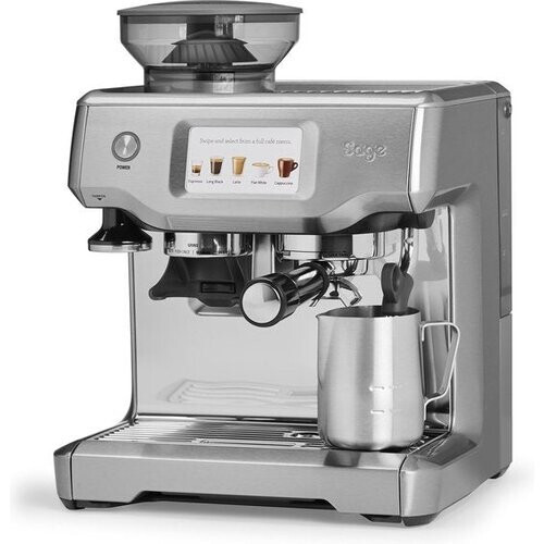 Tweedekans Sage Espressomachine The Barista Touch – Artikel Beschadigd – Voorzien Van Intuïtief Touchscreen En Geïntegreerde Koffiemolen En Automatisch Stoompijpje – Voor Americano En Cappuccino – Roestvast Staal Rvs – Twee Liter Tweedehands