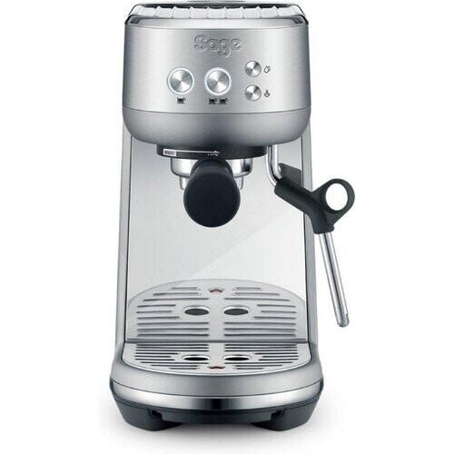 Tweedekans Sage – The Bambino Espressomachine – 1,4 l & 15 Bar – Voorzien Van Thermojet-verwarmingssysteem En Krachtig Stoompijpje – Voor Baristakwaliteit En Latte Art – Zilver Roestvrij Staal Tweedehands