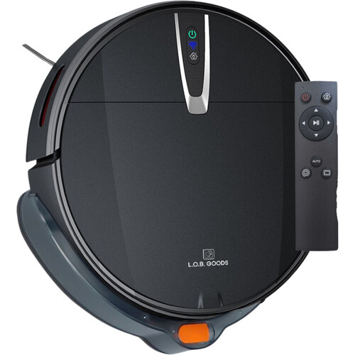 Tweedekans Samako Dweil-robotstofzuiger TurboFlow - Robotstofzuiger Met Dweilfunctie - Dweilrobot met laadstation- Robot Stofzuiger - Schoonmaakrobot - App - Laadstation - 4-in-1 Tweedehands